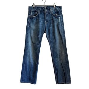 7 For All Mankind Austyn Classic Straight Distressed Men's Jeans Size 32